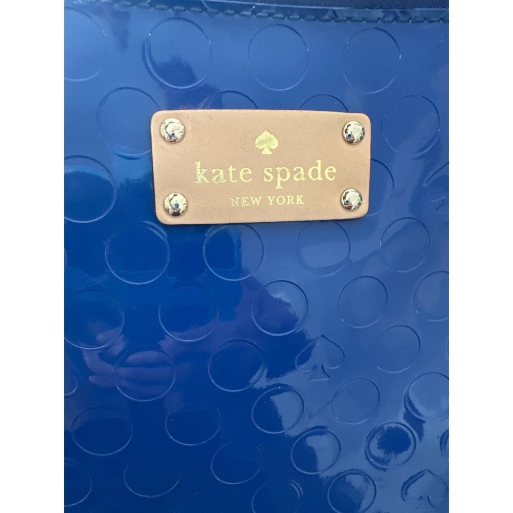 Women's Kate Spade Yaletown Sophie‎ Tote Royal Blue patent leather zip
